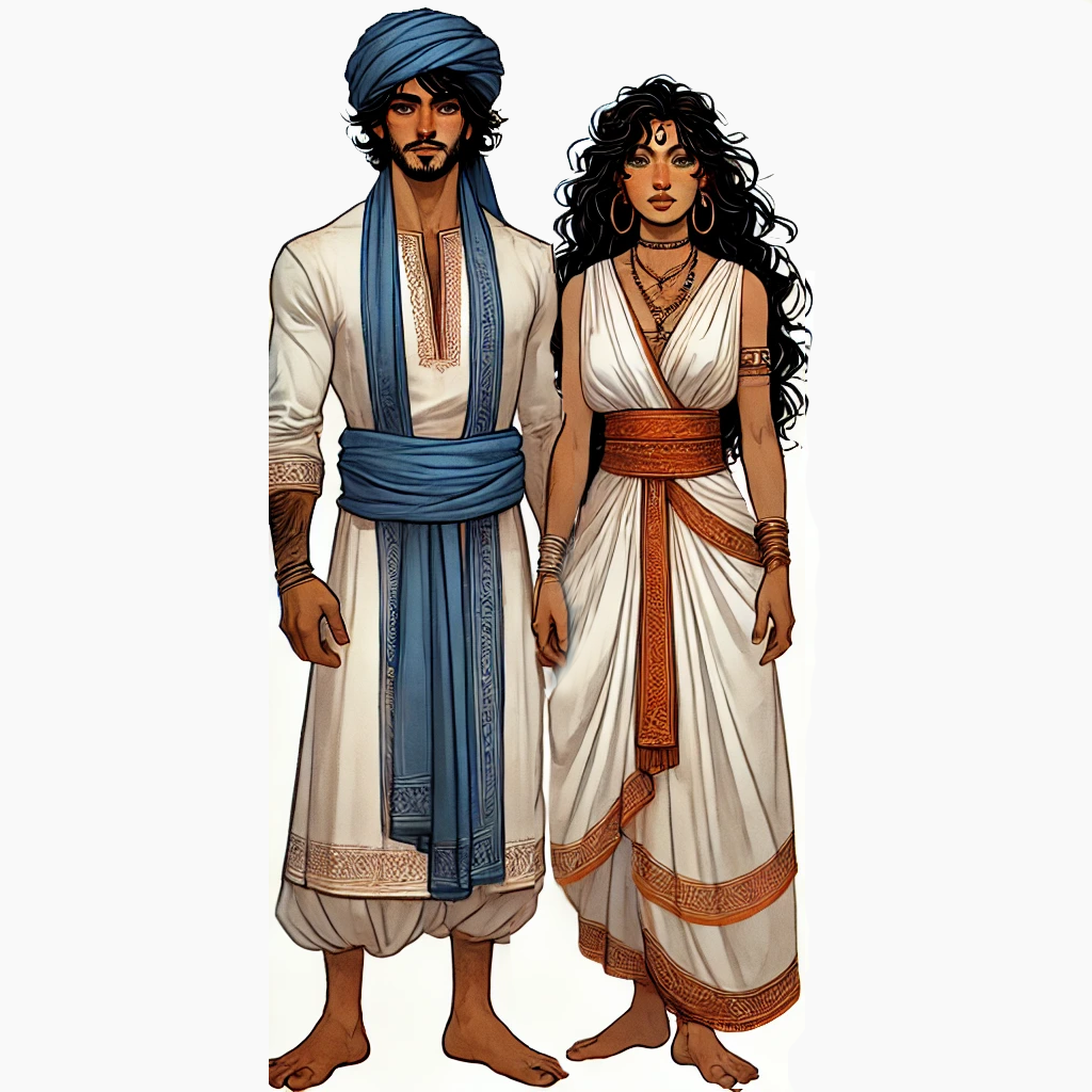 Mauvani male and female