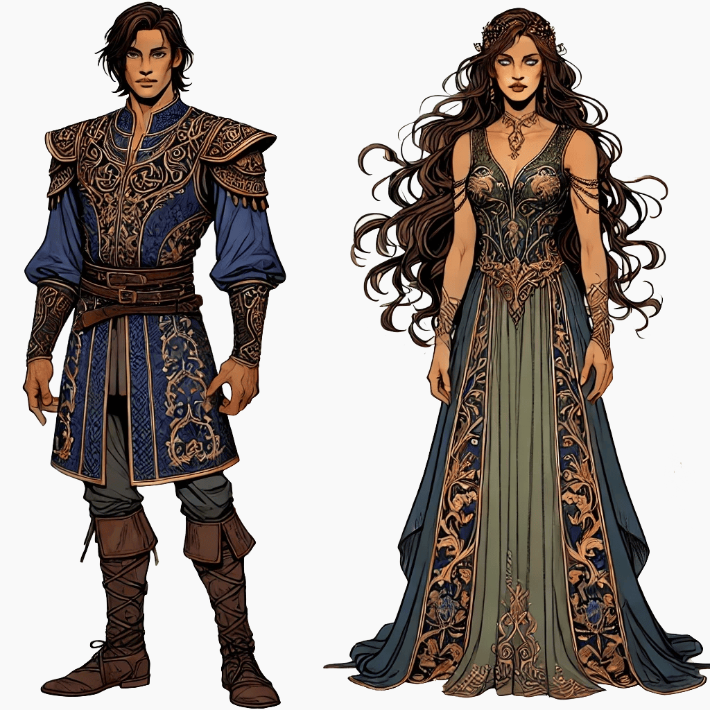 Tirenean male and female